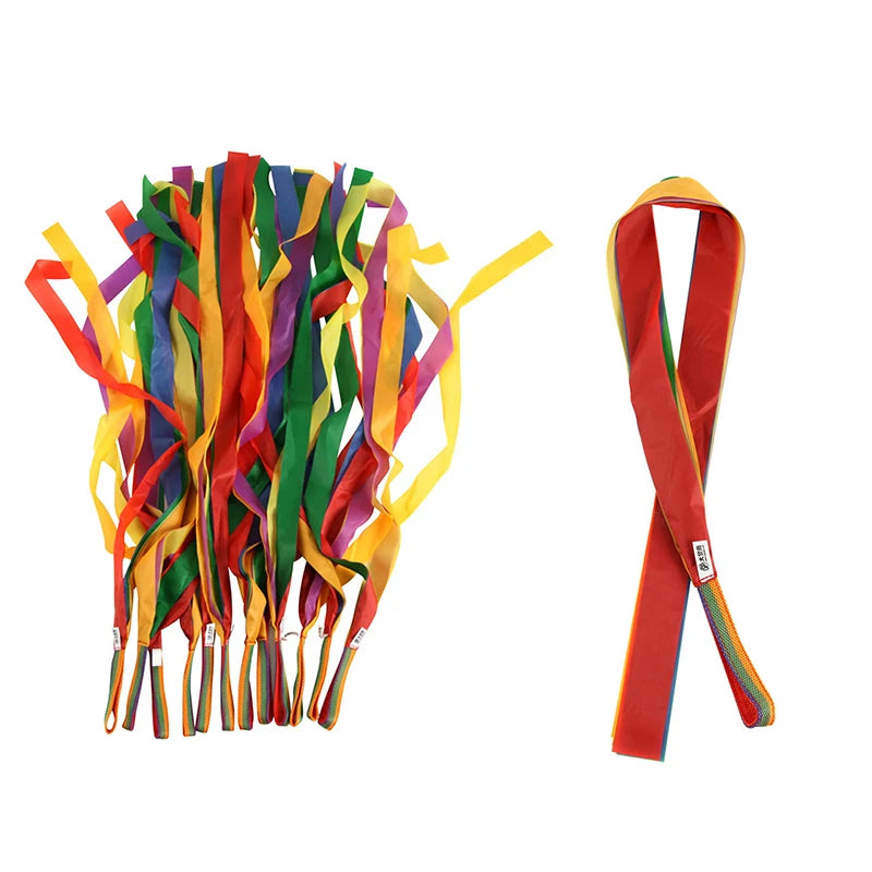 Sport Dance Rainbow Ribbon Kids Gym Rhythmic Gymnastics Art Gymnastic Exercises Cheerleading Fitness New Arrival