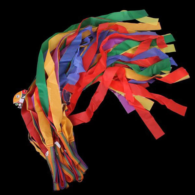 Sport Dance Rainbow Ribbon Kids Gym Rhythmic Gymnastics Art Gymnastic Exercises Cheerleading Fitness New Arrival