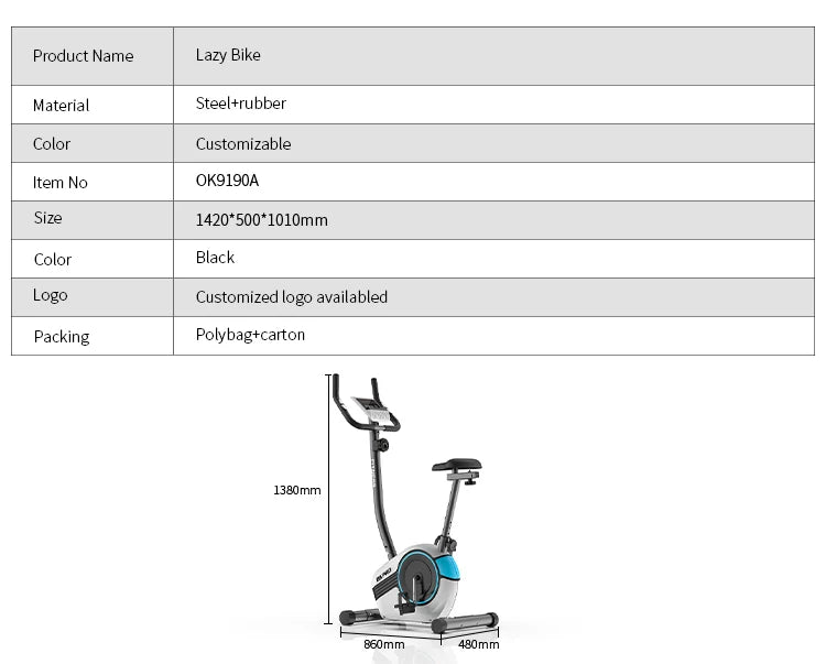 Gym Workout Indoor Exercise Spin Training Upright Bike