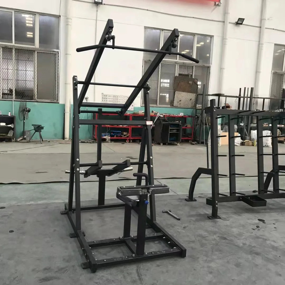 Gym Fitness Equipment for Commercial Use  Body Building Strength Training Plated Loaded Lat Pulldown Machine