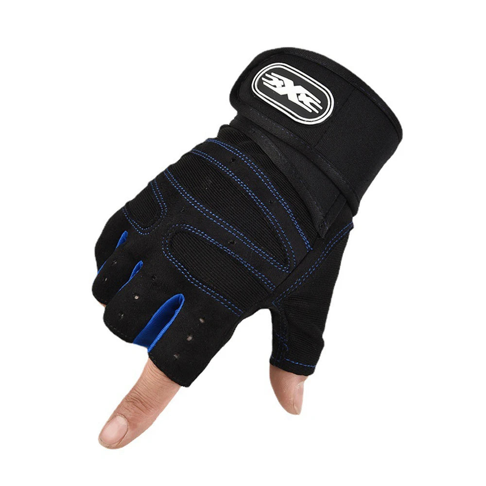 Gym Gloves for Men Women Fitness Weight Lifting Wristband Gloves Body Building Training Sports Exercise Cycling Glove Shockproof